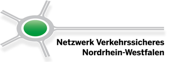 Logo des Netzwerks Verkehrssicheres Nordrhein-Westfalen.