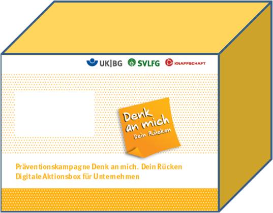 Das Bild zeigt die Aktionsbox