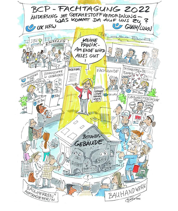 Das Bild zeigt eine Graphik zum Thema der Fachtagung