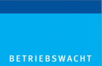Logo der Betriebswacht, blaue Abstufungen