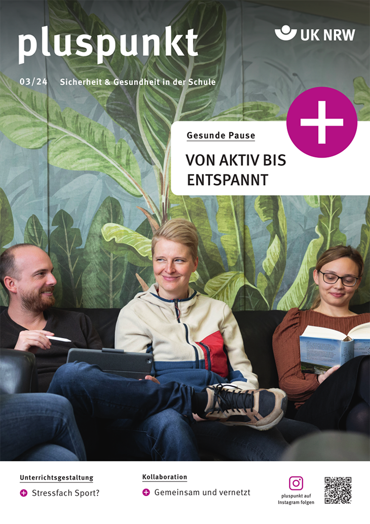 Das Bild zeigt das Titelblatt des Magazins pluspunkt Ausgabe 3 2024