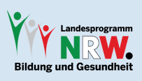 Logo des Landesprogramms NRW Bildung und Gesundheit